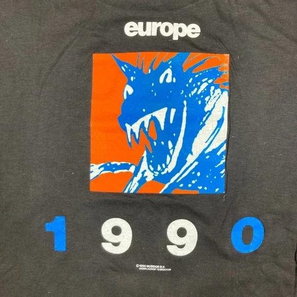 Vintage Rolling Stones Shirt Mens XL 1990 Europe Urban Jungle Steel Wheels 90s - Picture 9 of 16